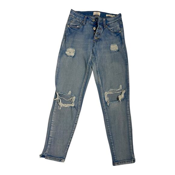 Cotton On Womens Jeans Basic Casual Denim Pants Mid Grazer Skinny sz 4 - Picture 1 of 6